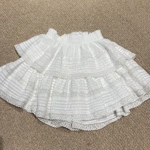 Rock and ruffle Aerie skirt (Loveshackfancy Dupe). Woman’s xxs